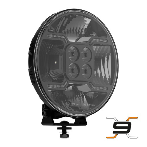 FARO LED 9" 160W 12/24V + LUZ POSICIÓN DUAL BLANCO/AMBAR SUITRON X9 ST1215R